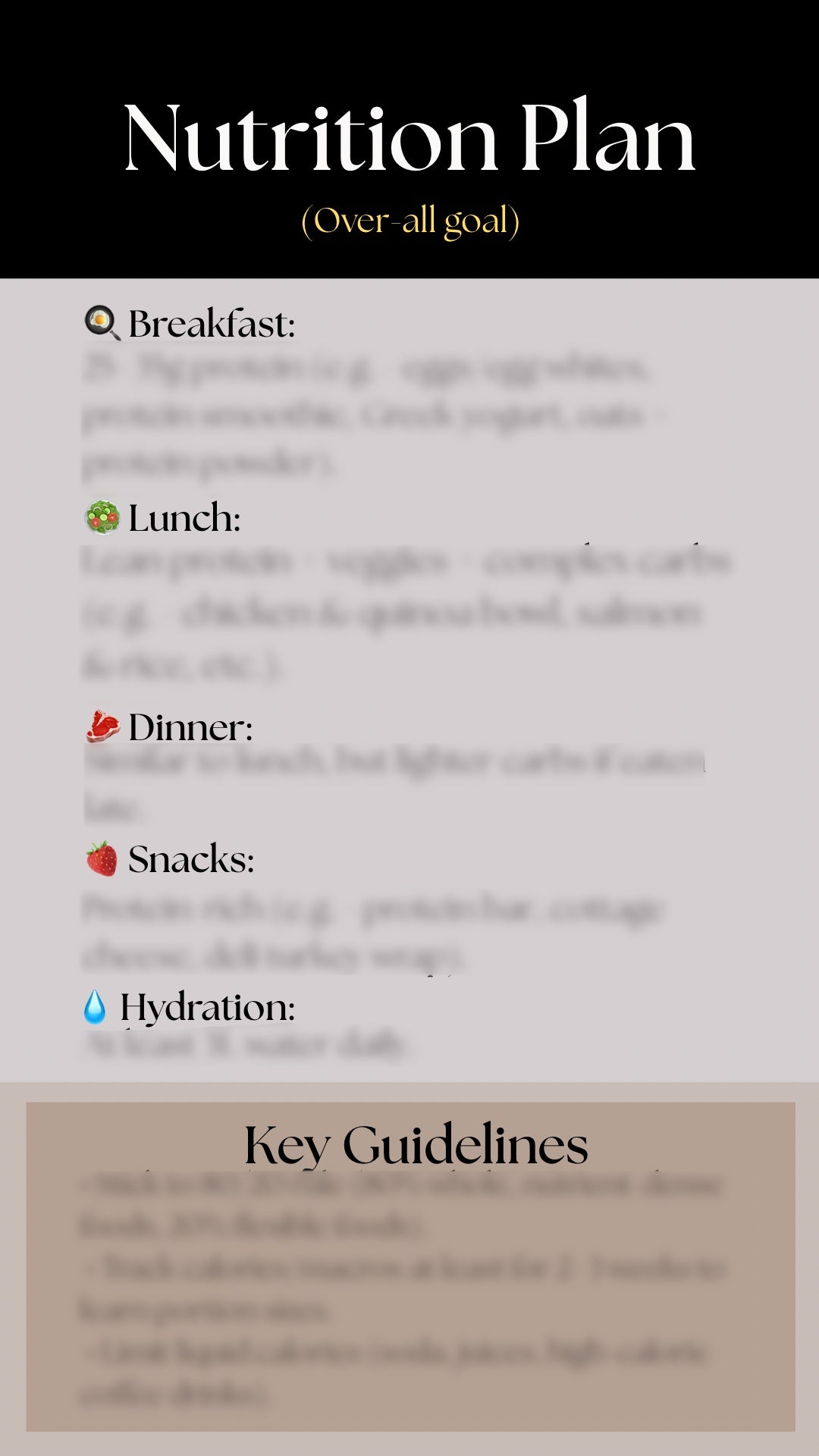 Cycle-Synced Weight Lose Plan "Phase 1"